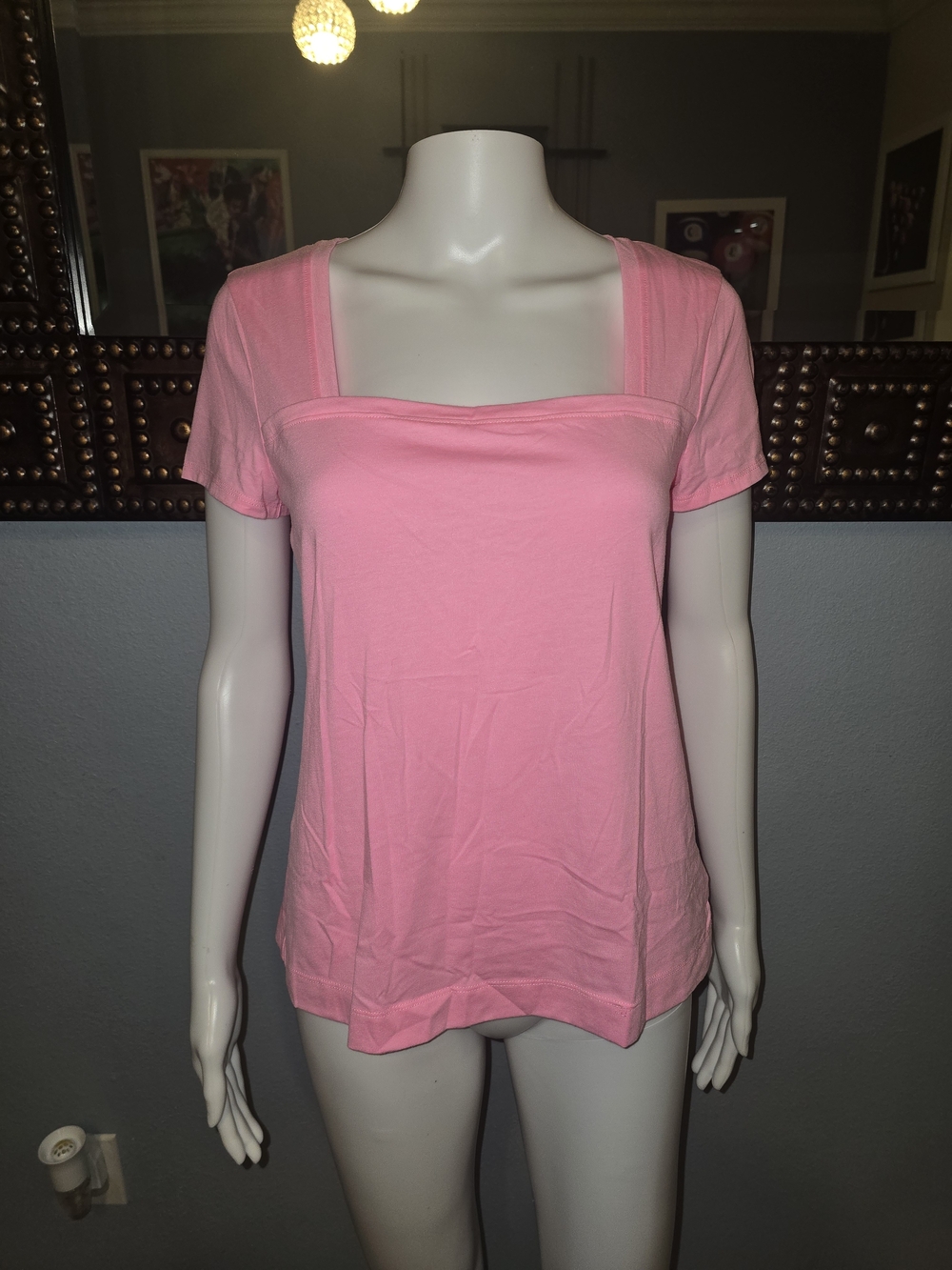 Lilly Pulitzer Rexa Top Square Neck T Shirt